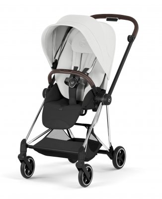 Прогулочная коляска Cybex Mios IV 2026 Off White (шасси на выбор) шасси Chrome Brown