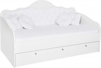 Кровать-диван ABC King Princess (сп. м.160х90) без ящика и матраса Белый 