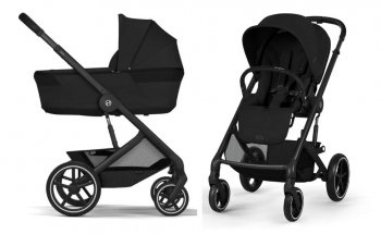 Коляска 2 в 1 Cybex Balios S Lux 2026 на шасси Black