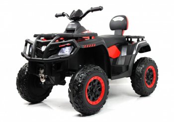 Детский электроквадроцикл Rivertoys T001TT 4WD Красный