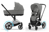 Коляска 2 в 1 Cybex Priam и e-Priam IV Mirage Grey (шасси на выбор) 4