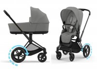 Коляска 2 в 1 Cybex Priam и e-Priam IV Mirage Grey (шасси на выбор) 3