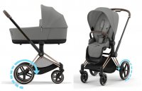 Коляска 2 в 1 Cybex Priam и e-Priam IV Mirage Grey (шасси на выбор) 5