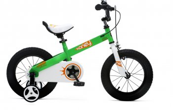 Детский велосипед Royal Baby Honey Steel 14&quot; от 3 до 5 лет (Роял Беби Хоней Стил) Зелёный