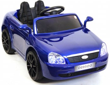 Детский электромобиль RiverToys Lada Priora O095OO Синий глянец