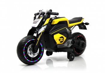 Детский электромотоцикл Rivertoys X111XX Желтый