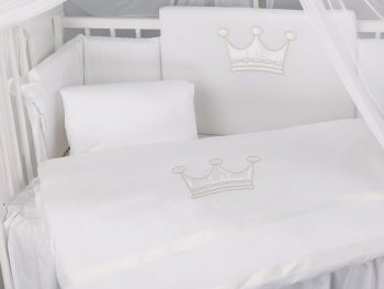 Комплект постельного белья Lepre Royal dream (6 предметов) белый