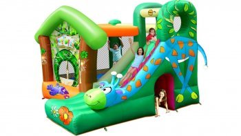 Детский надувной игровой центр Happy Hop Жираф 9139 (Хеппи Хоп)