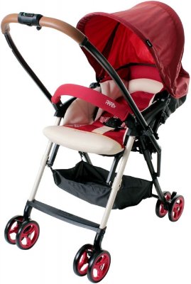 Детская прогулочная коляска Combi Mechacal Handy DC (Комби Мехакал Хэнди ДиСи) Красный