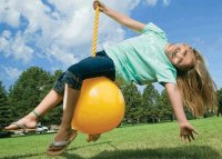 Детская качель «Шар на канате» Rainbow Play Systems (Knotted Rope with Buoy Ball) 1