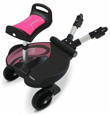 Подножка Bumprider Sit для второго ребенка с сиденьем Pink/Pink