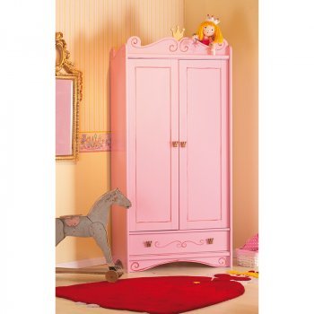 Шкаф двустворчатый Spiegelburg Prinzessin Lillifee (Шпигельбург Принцесса Лилифи) 8900 / 9900 Розовый