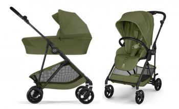 Коляска 2 в 1 Cybex Melio Carbon Moss Green 2026