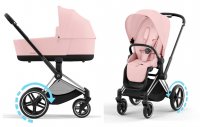 Коляска 2 в 1 Cybex Priam и e-Priam IV Peach Pink (шасси на выбор) 4