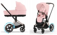 Коляска 2 в 1 Cybex Priam и e-Priam IV Peach Pink (шасси на выбор) 1