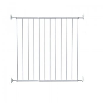 Ворота безопасности металлические Safe and Care (68-106 см) белый