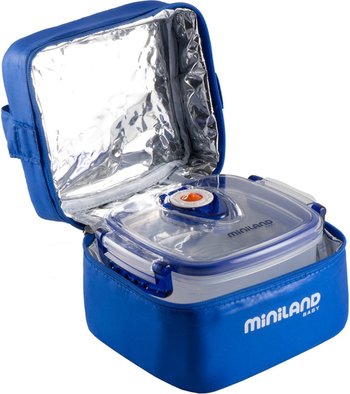 Термосумка с 2 вакуумными контейнерами Miniland Pack-2-Go-Hermifresh (Миниленд Пак-2-Гоу Хермифреш) Синий