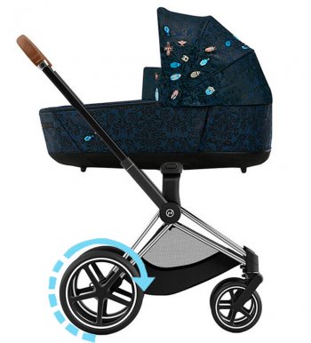 Коляска для новорожденных Cybex Priam и e-Priam IV Jewels of Nature (шасси на выбор) шасси e-Priam Chrome Brown