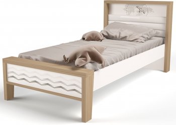 Детская кровать №1 ABC King MIX Ocean 160х90 кремовый