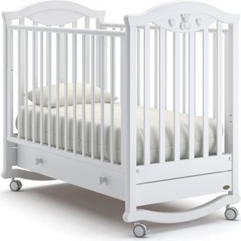 Детская кровать Nuovita Lusso dondolo белый