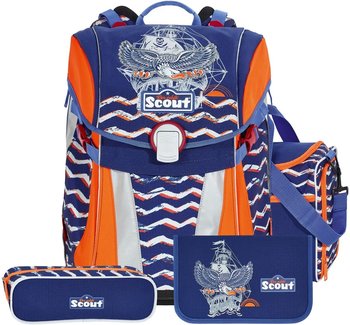 Школьный рюкзак Scout Sunny Гриф с наполнением 4 предмета Гриф