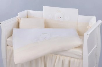 Сменный комплект постельного белья Lepre Miky (3 предмета) кремовый