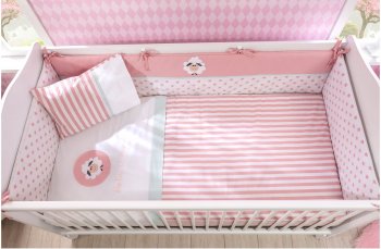 Комплект постельных принадлежностей для девочки Cilek Lovely Baby (75х115 cm) Lovely Baby