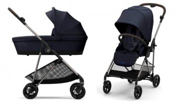 Коляска 2 в 1 Cybex Melio Dark Blue