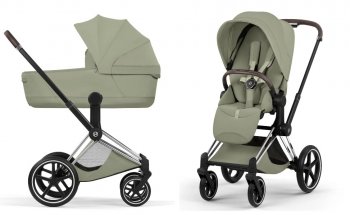 Коляска 2 в 1 Cybex Priam V Sage Green (шасси на выбор)