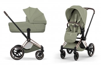 Коляска 2 в 1 Cybex Priam V Sage Green (шасси на выбор)