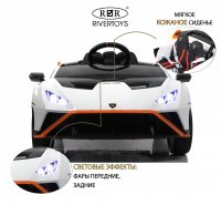 Детский электромобиль Rivertoys Lamborghini Huracán STO (E888EE) 12