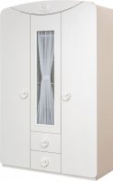 Трехдверный шкаф с окном Cilek Baby Cotton 20.24.1003.00 1