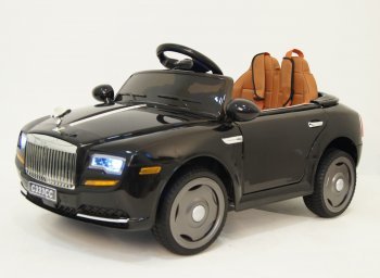 Детский электромобиль Rivertoys RollsRoyce C333CC с дистанционным управлением Черный