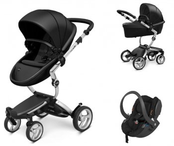Коляска 3 в 1 Mima Xari 4G Black (Starter Pack и шасси на выбор) шасси Aluminium 4G