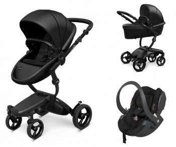Коляска 3 в 1 Mima Xari 4G Black (Starter Pack и шасси на выбор)
