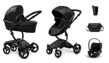 Коляска 3 в 1 Mima Xari 4G Black (Starter Pack и шасси на выбор) шасси Black 4G /Cybex Cloud T i-Size Plus