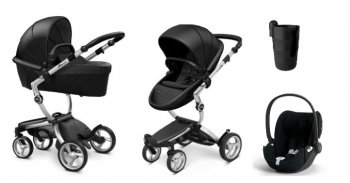Коляска 3 в 1 Mima Xari 4G Black (Starter Pack и шасси на выбор) шасси Aluminium 4G/ Cybex Cloud T i-Size Plus
