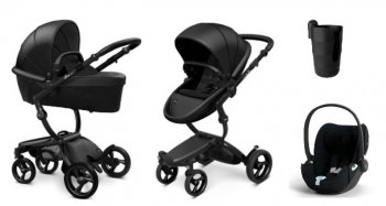 Коляска 3 в 1 Mima Xari 4G Black (Starter Pack и шасси на выбор)