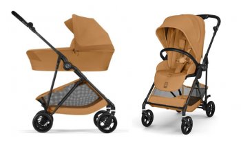Коляска 2 в 1 Cybex Melio Carbon Cinnamon Yellow 2026