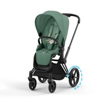 Прогулочная коляска Cybex Priam и e-Priam IV Leaf Green (шасси на выбор) 3