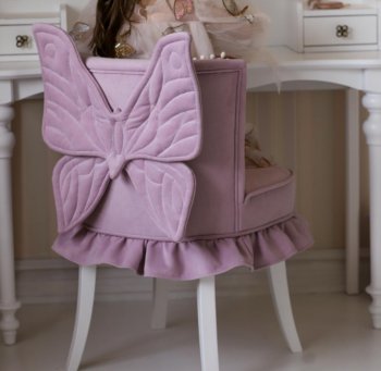 Кресло подростковое Amari Бабочка Эксклюзив Высокий Фиалка