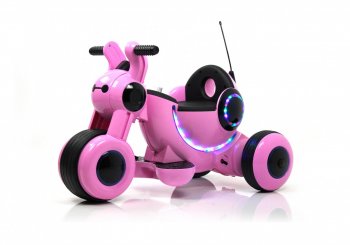 Детский электромотоцикл Rivertoys HL300 Розовый