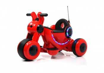Детский электромотоцикл Rivertoys HL300 Красный