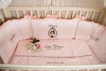 Комплект в кроватку MickyMarky &quot;Little Princess&quot; 6 предметов Розовый