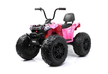 Детский электроквадроцикл Rivertoys A111AA 4WD розовый камуфляж