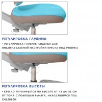 Детское кресло Holto-4F с подлокотниками 5