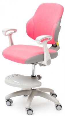 Детское кресло Holto-4F с подлокотниками Розовый