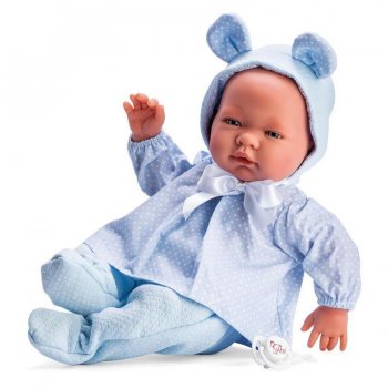Кукла-младенец &quot;ASI&quot; Пабло &quot;Exclusive&quot; 43 см в голубом костюме