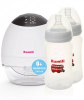 Двухфазный электрический молокоотсос Ramili SE500 с двумя бутылочками 240ML (SE500240MLX2) 1