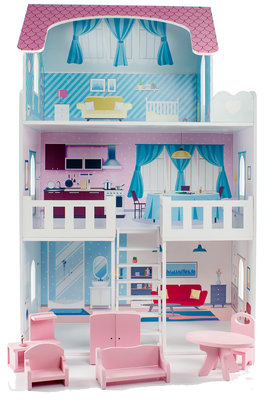 Кукольный домик Paremo PD318-22 Дом Валери Шарм с интерьером и мебелью 6 предметов Валери Шарм